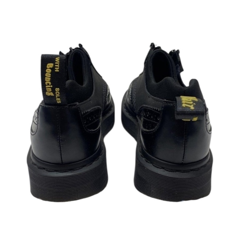 Dr Martens Women's Resnik Black Leather Celia Quad Platform Oxford Shoes Size 6 - Picture 5 of 7